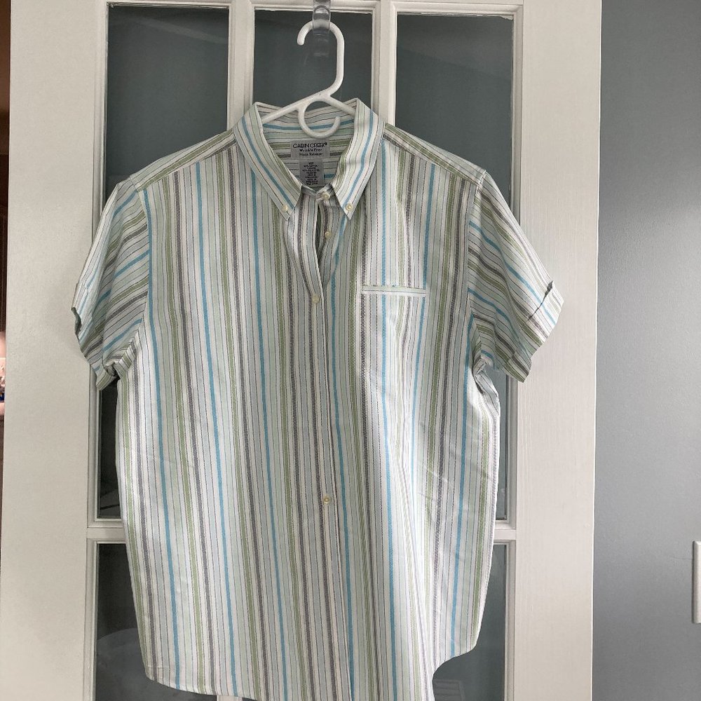 Cabin Creek Wrinkle Free Short Sleeve